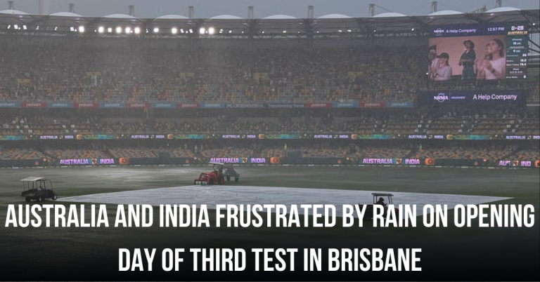 Australia and India Left Waiting as Weather Washes Out Brisbane Test Opener